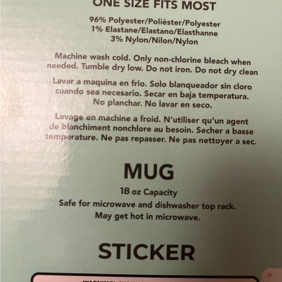 Pusheen sock in a mug set 18 oz mug - Picture 2 of 2